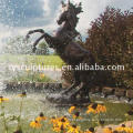 Best selling large bronze horse water fountains for outdoor garden decoration